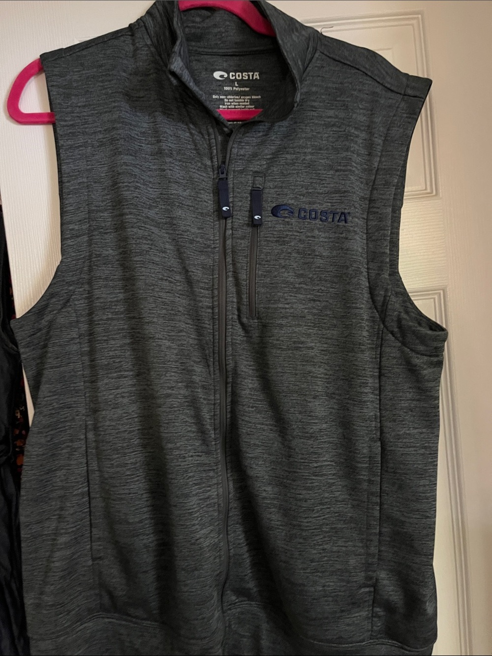 Costa Charcoal Heather Performance Vest